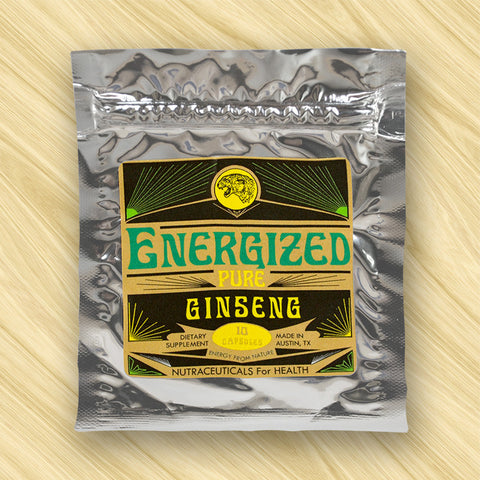 Energized Pure Ginseng - 10 Capsule Pack